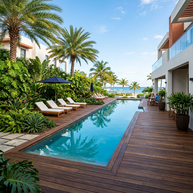 Modern Villa Bahçesi