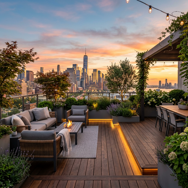 Teras Peyzajı & Ahşap Güverte